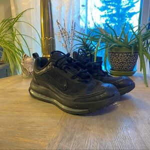black nike air max sneakers